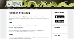 Desktop Screenshot of iyengar-yoga-zug.ch